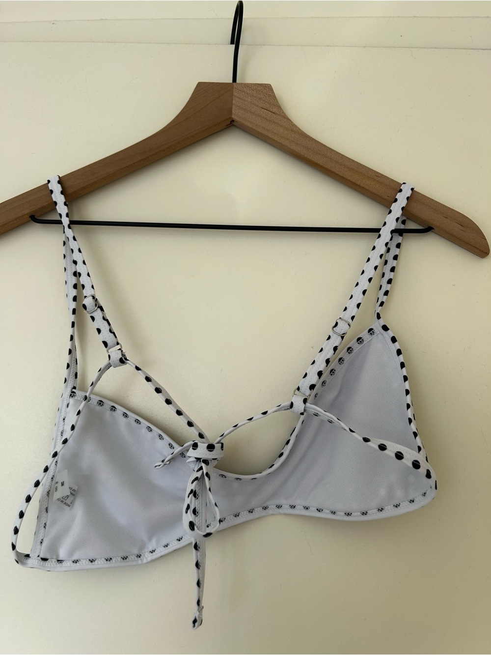 NEVER WORN - Black & White Polka Dot Bikini Set - Picture 5 of 8